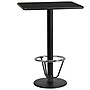 Flash Furniture Laminate Table Top with Round Base, 24" x 30", Black (XUBK2430TR18B3F)~#|#~8BF8FA17-2403-463B-89460E7FE74A30A6_sc7