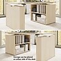 Bush Business Furniture Stratus 60"W Electric Adjustable Standing Desk with Bookcase, Natural Elm (SUT005NE)~#|#~8BFD3CA1-E885-4612-88F039FB6E6A749B_sc7