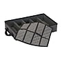 Household Essentials 10.96 Quart Dinnerware Storage Box with Lid, Fabric, Gray (52546-1)~#|#~8C07095C-B39A-466F-B4218D91E42C67B6_sc7
