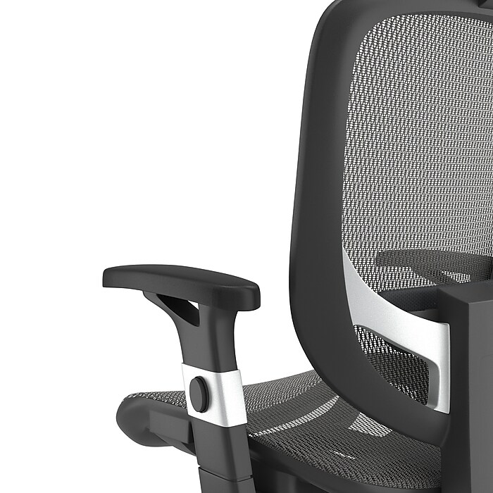 Staples Hyken Ergonomic Mesh Swivel Task Chair Charcoal Gray UN59464 Staples