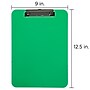JAM Paper Plastic Clipboard, Letter Size, Green, 12/Pack (340926880AZ)~#|#~8C10FAF7-BC21-4A49-91F73DF3131EAEF4_sc7