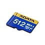 ADATA Premier Extreme 512GB microSDXC Memory Card, Class 10, U3, V30 (UD512GEX3L1-C)~#|#~8C1DA45B-A3AB-40E5-B002BC6999A6C99A_sc7