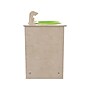 Flash Furniture Bright Beginnings 2-Section Children's Kitchen Sink with Integrated Storage, Brown/Green (MK-ME03515-GG)~#|#~8C1DF389-BE90-4467-98E7329E2CF75C66_sc7