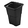 Suncast Commercial Cleaning Cart Waste Bin, Black Polypropylene, 8 gal. Capacity (BIN17222)~#|#~8C217143-96F7-461C-AD85AC2B2A7295EB_sc7
