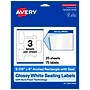 Avery Laser/Inkjet Sealing Labels, 5-7/8" x 4", White, 75 Labels/Pack (19479370757)~#|#~8C238FDF-36B1-4139-AE7700DB5FAC23A6_sc7