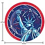 Say Hooray! Lady Liberty Fourth of July Disposable Paper Plates and Napkins Set, 48/Pack (DTC9636E2G)~#|#~8C28202D-95F1-4645-9193BD506D507929_sc7
