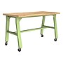 Learniture Ideate Series 72"W x 36"D Butcher Block Table, Beige/Green Apple (LNT-NOR3006BB-GA-PK-SO)~#|#~8C2849B8-5B12-4FBC-82D1B7328F49A604_sc7