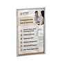 Azar 20" x 30" Poster Holder, Wall Mounted, Metal, Gray (300220-SLV)~#|#~8C287275-F384-4AB5-98FFB120604BDF14_sc7