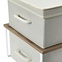 Household Essentials Storage Boxes, Stackable with Coastal Oak Laminate Top, 2/Set (8011-1)~#|#~8C2A8DC5-3585-4542-B9D38372CE740CC6_sc7