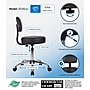 Boss Be Well Armless Medical Spa Professional Drafting Stool, Black (B245-BK)~#|#~8C2B8E94-8E7B-401C-ACBE6C97736B98CD_sc7