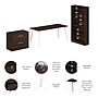 Bush Business Furniture Vista 72"W Desk with Lateral File Cabinet and Bookcase, Black Walnut (VST011BWSU)~#|#~8C2B9A53-C3FC-4239-8027EF8813125F91_sc7