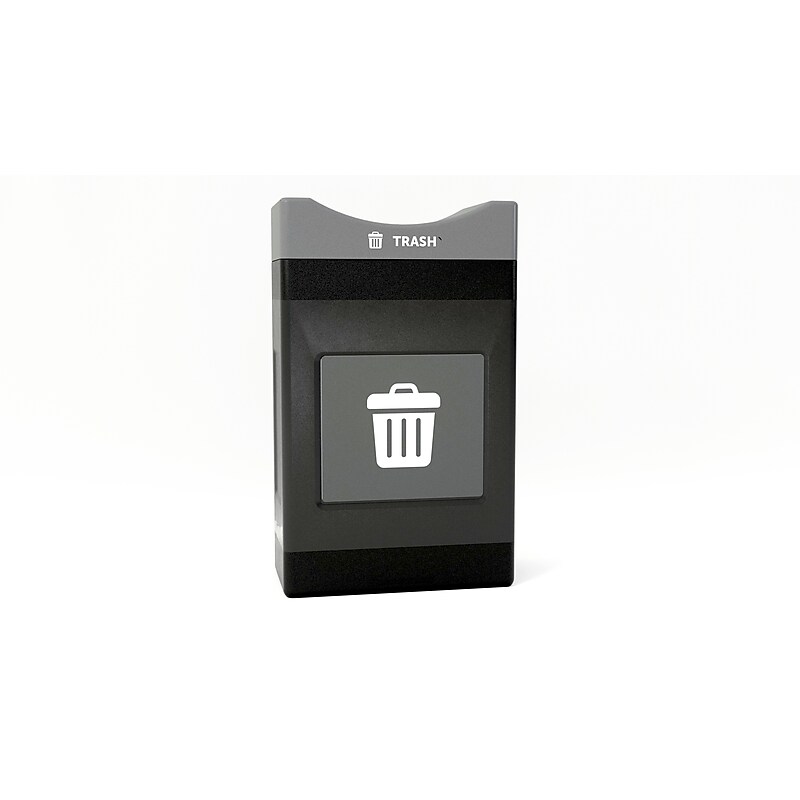 Commercial Zone Avante Polyethylene Trash Can, 30-Gallon, Black (7873S103A) image 1