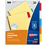 Avery Big Tab Insertable Paper Dividers, 5 Tabs, Buff  (11109)~#|#~8C2D175E-80F8-41EC-BC0DCFF43B06A7D6_sc7