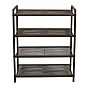 Household Essentials 4-Tier Metal Shoe Rack, Espresso Bronze (2163-1)~#|#~8C2EE946-B914-4173-8DD565FC21C0F5B2_sc7