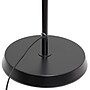 Simple Designs Sleek Essentials 54.72" Metal Floor Lamp with Round Shade, Black (LF1051-BLK)~#|#~8C2F6DCD-1818-4BE7-B8620AA9DFD5E7DF_sc7