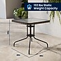 Flash Furniture Lila 28'' Square Table with 2 Rattan Stack Chairs, Dark Brown (TLH073SQ037BN2)~#|#~8C36A2FD-1725-419F-8806B96C0BCE9C48_sc7