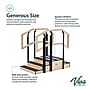 Viva Comfort Physical Therapy Non-slip Staircase with Safety Handles, 500 lbs. Capacity, Natural Wood (ADI906-01-MK)~#|#~8C39D103-F29E-4242-B80670A44E62B2EB_sc7