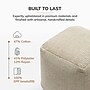 Anji Mountain Madison Ivory Natural Fabric Square Pouf Ottoman (AMBPF101-1818)~#|#~8C3AD9E8-BD11-48C3-9E0C37D4244D227B_sc7