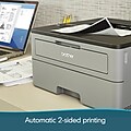 Brother HL-L2350DW Monochrome Compact Laser Printer with Wireless and Duplex Printing, Refresh Subscription Eligible