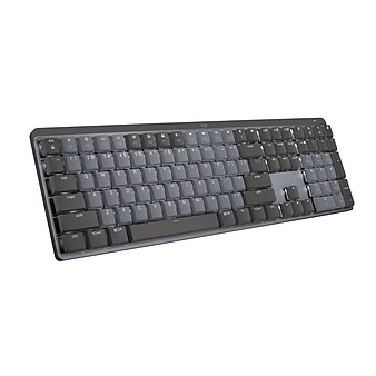 Logitech MX Mechanical Wireless Ergonomic Keyboard, Black/Gray (920-010547)