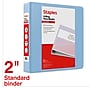 Staples Heavy Duty 2" 3-Ring View Binder, D-Ring, Light Blue (ST63094)~#|#~8C4A98CE-6472-412F-BC03AF7FBBAA9337_sc7