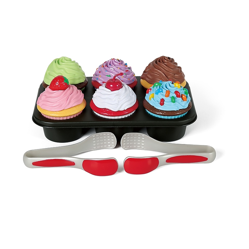 Popular Playthings Magnetic Bake & Play Cupcakes, Multicolored, 21/Set (PPY64005) image 1