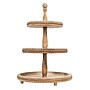Storied Home Round 3-Tier Decorative Wood Tray, Brown (DF0228)~#|#~8C4EC38D-48F3-453D-9C3FEF271C01E795_sc7