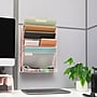 Mind Reader 5-Pocket Metal Mesh Mountable Wall File, Letter Size, Pink (MAGSTACK-PNK)~#|#~8C4FB2CA-6F9C-4158-A305081BE7D24C48_sc7