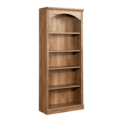 Sauder Select 71″H 5-Shelf Bookcase, Sindoori Mango (446192) Simolary simolary.com