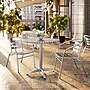 Flash Furniture Lila Indoor-Outdoor 31.5'' Round Table Set with 2 Slat Back Chairs, Aluminum (TLH32RD017BCHR2)~#|#~8C520228-9294-4EE8-9C5280CD34303D5E_sc7