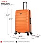 InUSA Trend 28" Hardside Suitcase, 4-Wheeled Spinner, TSA Checkpoint Friendly, Orange (IUTRE00L-ORA)~#|#~8C540A94-078A-4A91-8A72224788CFC901_sc7