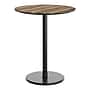 Flash Furniture TopGuard 36" Round Wood Restaurant Dining Table with Round Base, Natural/Black Base (STRD36NATTR24B)~#|#~8C556A19-077F-4668-91176EBC2EBF7C3E_sc7