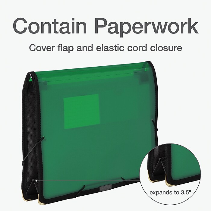 Pendaflex Expanding Wallet with Elastic Closure, Letter Size