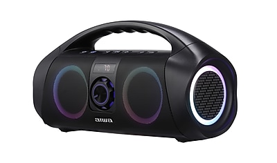 Aiwa Wireless Bluetooth Boombox, Waterproof, Black (AI7002-BLK-T35-2) Sansujyuku sansujyuku.com