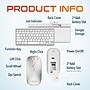 Delton N35 Mini Wireless Keyboard and Optical Mouse Combo, Silver/White (DKMKITMIN35-WW)~#|#~8C656622-C82E-49BE-B9E4841068CA9BAB_sc7