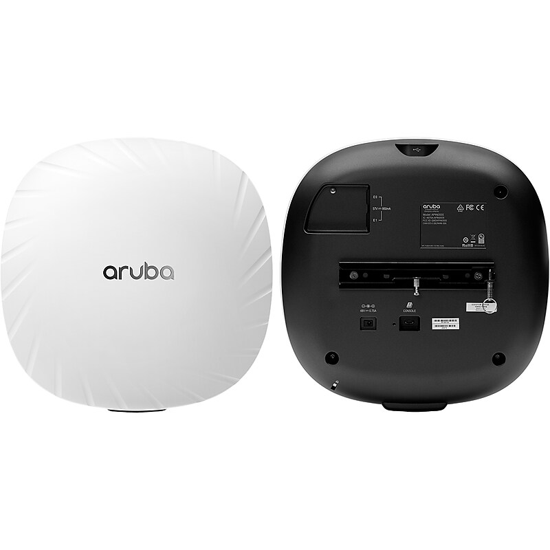 Aruba AP-555 AX5370 Tri Band WiFi 6 Access Point, White (JZ357A) image 1