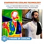 Ergodyne Chill-Its 6602MF Evaporative Cooling Towel, Gray/Lime, One Size (12669)~#|#~8C6AF0EA-E1A1-4B1F-B6E1CF267FA48F60_sc7