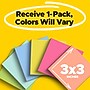 Post-it Mix & Match Super Sticky Notes, 3" x 3", Assorted Colors, 90 Sheets/Pad (654-SSPK)~#|#~8C6BF9AE-61FE-459D-A0FF7BBEED432CDB_sc7