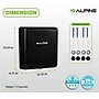 Alpine Industries Willow Commercial High Speed 110V Automatic Electric Hand Dryer, Black (405-10-BLA)~#|#~8C6EAEE7-AB85-4A1D-A32CB238C6AF7903_sc7