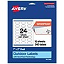 Avery Oval Laser Multipurpose Labels, 1" x 2", White, 240/Pack (19479399180)~#|#~8C703F1D-7FD6-402E-91882EAB72D47D66_sc7