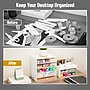 Mind Reader 11-Compartment Plastic Desk Organizer, White (ORG-WHT)~#|#~8C72AA58-0C42-489A-8BE00F92751043A1_sc7