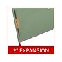 Medical Arts Press Pressboard Classification Folder, 2" Expansion, Letter Size, Green, 25/Box (DV-T42-02-3AGN)~#|#~8C7497BA-1A4F-4389-BD7C0F7B38CA381E_sc7