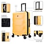 DUKAP Zonix 26" Hardside Suitcase, 4-Wheeled Spinner, TSA Checkpoint Friendly, Mustard (DKZON00M-MUS)~#|#~8C77DAE8-3369-4DB4-BE16821620DA784B_sc7