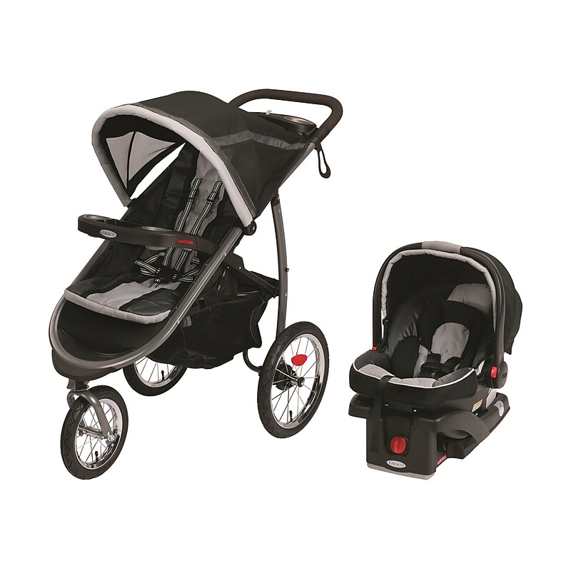 Graco FastAction Fold Jogger Click Connect Travel System, Gotham (1934761) image 1