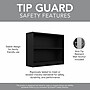 Bush Furniture Universal 30"H 2-Shelf Bookcase with Adjustable Shelf, Black Wood (WL12438)~#|#~8C7B02B9-91D1-4617-966DAEB8E7275C7E_sc7