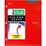 Five Star Stay Put  3-Hole Punched 2 Pocket Plastic Folder, Fire Red (333420D-ECM26)~#|#~8C8B190D-9D1B-4662-A176A09ABC74788B_sc7