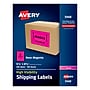 Avery Laser Shipping Labels, 5 1/2" x 8 1/2", Neon Magenta, 200 Labels/Box (5948)~#|#~8C8FE288-BC74-4172-A08EFDB8C056353A_sc7