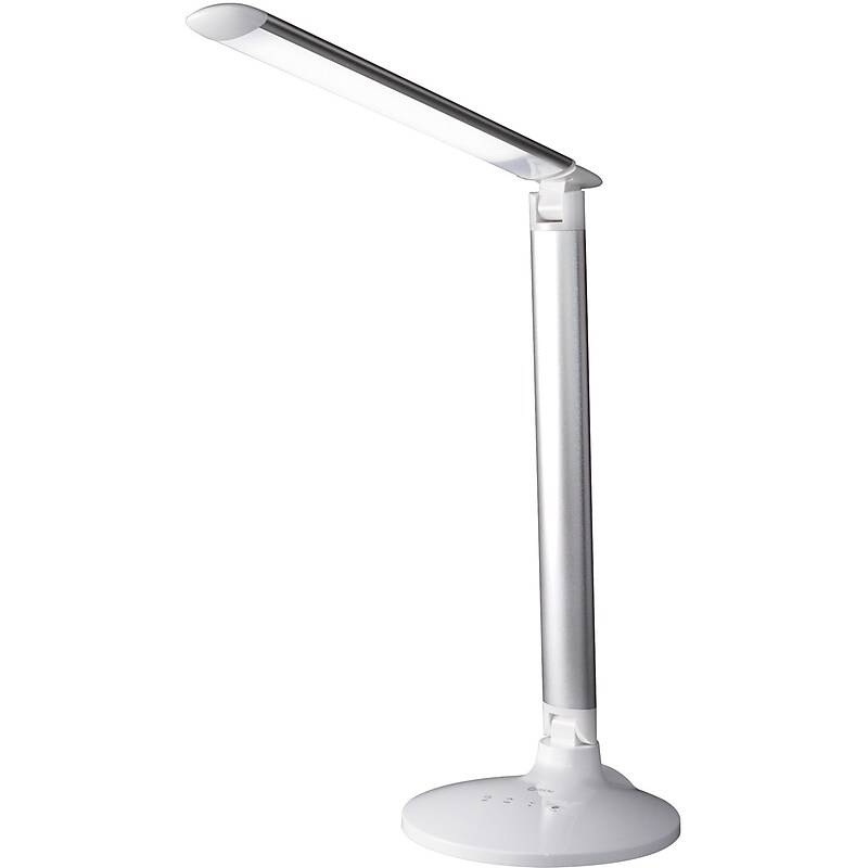 OttLite Command LED Desk Lamp, 29", with USB Port, White (OTTCS59029SHPR) image 1