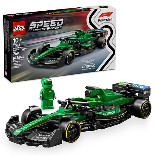LEGO Speed Champions Aston Martin Aramco F1 AMR24 Race Car, 269