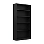 Bush Furniture Universal 72"H 5-Shelf Bookcase with Adjustable Shelves, Black (WL12436)~#|#~8C9CBC0E-A83A-4FF7-A603476A5B6336A6_sc7